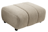 Stool ADLON 100cm bouclé champagne greige