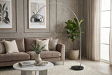 Floor lamp BIG BOW 170-210cm chrome w/ marble base