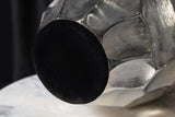 Vase ORGANIC ORIENT 45cm mit Hammerschlageffekt silber