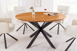 Dining table GALAXIE Ø 130cm round 25mm acacia wood