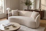 Sofa ELEMENTAL 180cm 2-seater bouclé champagne beige