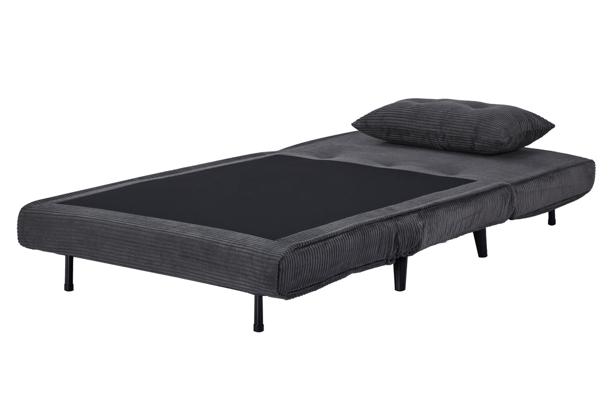 Schlafsessel SMART MULTIFUNCTION 100cm Cord grau