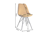 Chair SCANDINAVIA MEISTERSTÜCK cord yellow