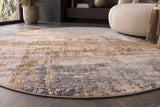 Carpet DESERT PATINA 150cm round patina-inspired pattern  sand greige taupe