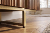 Sideboard GATSBY 160cm retro style mango wood brown gold