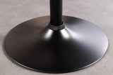 Bar stool MANHATTAN 64-85cm rotatable artificial leather and walnut wood