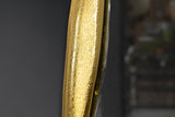 Wandspiegel PORTRAIT 70cm oval gold Metall handgefertigt