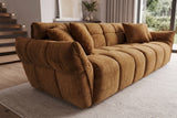 Sofa CLOUD 260cm 3-seater XXL vogue velvet mustard yellow
