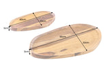 Tray AMAZONAS set of 2 sheesham wood