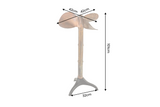 Stehtisch OCEAN 100cm Kupfergestell ohne Glasplatte