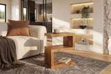 Beistelltisch S 60cm mit Stauraum Mangoholz honigfarben lasiert