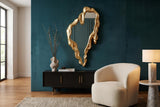 Wandspiegel FLUIDUM 150cm gold 