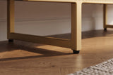 Sideboard GATSBY 160cm retro style mango wood black gold