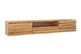 TV lowboard RELIEF 200cm hanging acacia wood natural