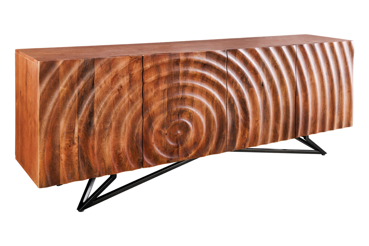 Sideboard ZEN 180cm 3D mangobraun