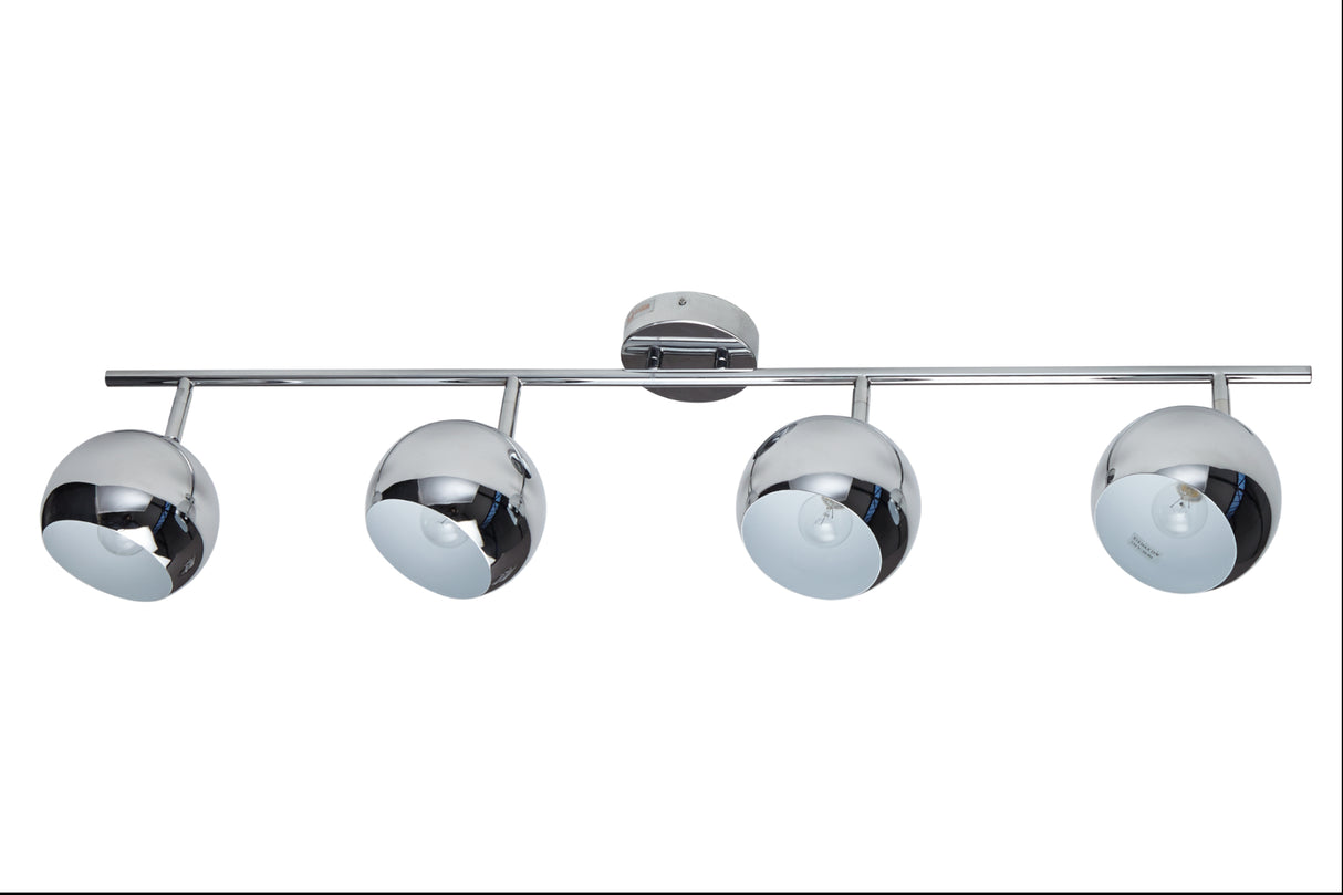 Pendant lamp BUBBLE 105cm chrome