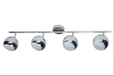 Pendant lamp BUBBLE 105cm chrome