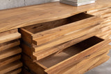 Sideboard RELIEF 175cm hängend Akazienholz natur