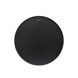 Wandspiegel PORTRAIT 75 cm rund Aluminium schwarz