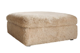 Hocker YETI 100cm abnehmbarer Bezug champagner-beige