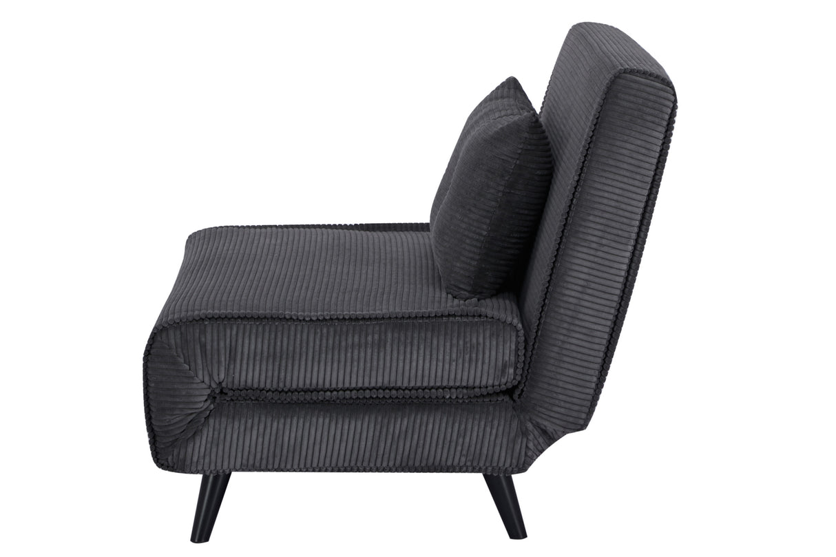 Schlafsessel SMART MULTIFUNCTION 100cm Cord grau