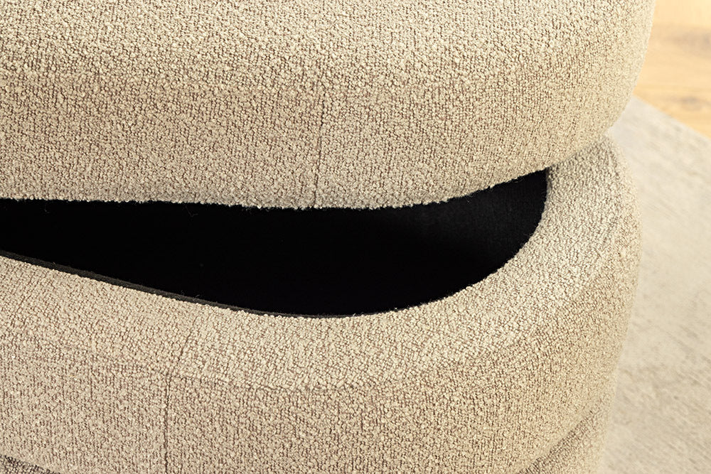 Polsterbank VOQUE 115cm Bouclé Taupe