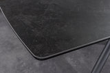 Dining table MIKADO 180-230cm extendable ceramic graphite marble top