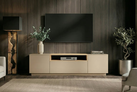 TV-Platte LOFT 160 cm naturgrau