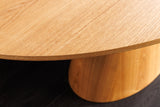 Dining table UNIQUE 160-200cm extendable oak wood verneered