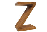 Side table Z 60cm mango wood brown honey finish