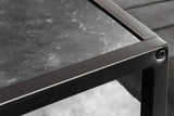 Bar table SLIM LINE 120cm black marble look