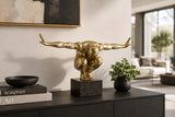 Dekofigur TURMSPRINGER 50cm gold