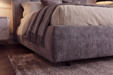 Bed FLORENZ 180x200cm velvet grey