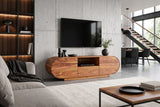 TV-Board ORGANIKO 160cm oval Palisander braun