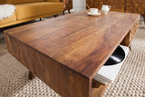 Coffee table MYSTIC LIVING 100cm sheesham wood natural