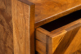 Bedside table INFINITY 55cm mango natural brown