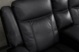 Cinema armchair HOLLYWOD 5-seater artificial leather black