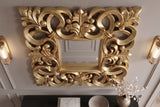Wall mirror VENICE BAROCK 75cm antique gold
