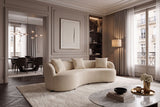Sofa ATELIER 230cm 3-Sitzer Bouclé beige