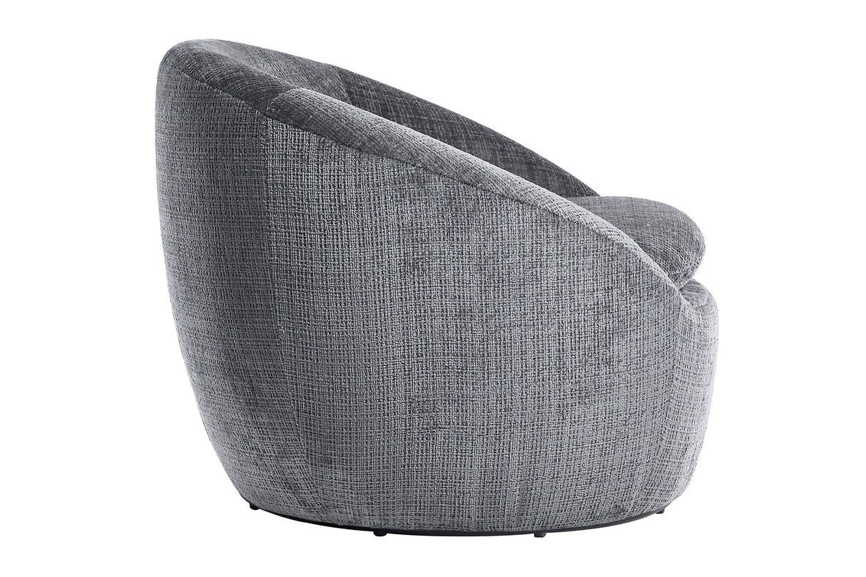 Sessel ALPINE 360° drehbar, Strukturstoff grau