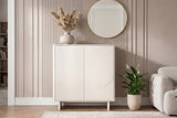Highboard SAVOY 130cm 3D w/ white marble ceramic top