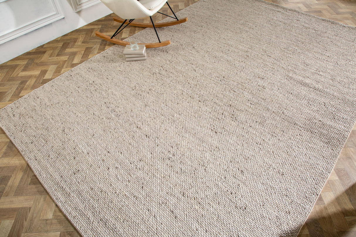 Carpet WOOL 350x240cm silver grey