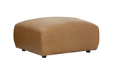 Hocker BIG GEORGE 95cm Leder Cognac