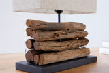 Table lamp PERIFERE driftwood beige