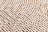 Teppich WOLLE 150cm rund beige