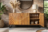 Sideboard SCORPION 140cm 3D mangobraun