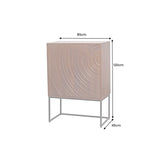 Highboard ORBIT 120 cm 3D braunes Mangoholz