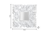 Wall mirror VENICE BAROCK 75cm antique silver