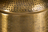 Vase ORIENT 35cm with hammerstroke effect gold