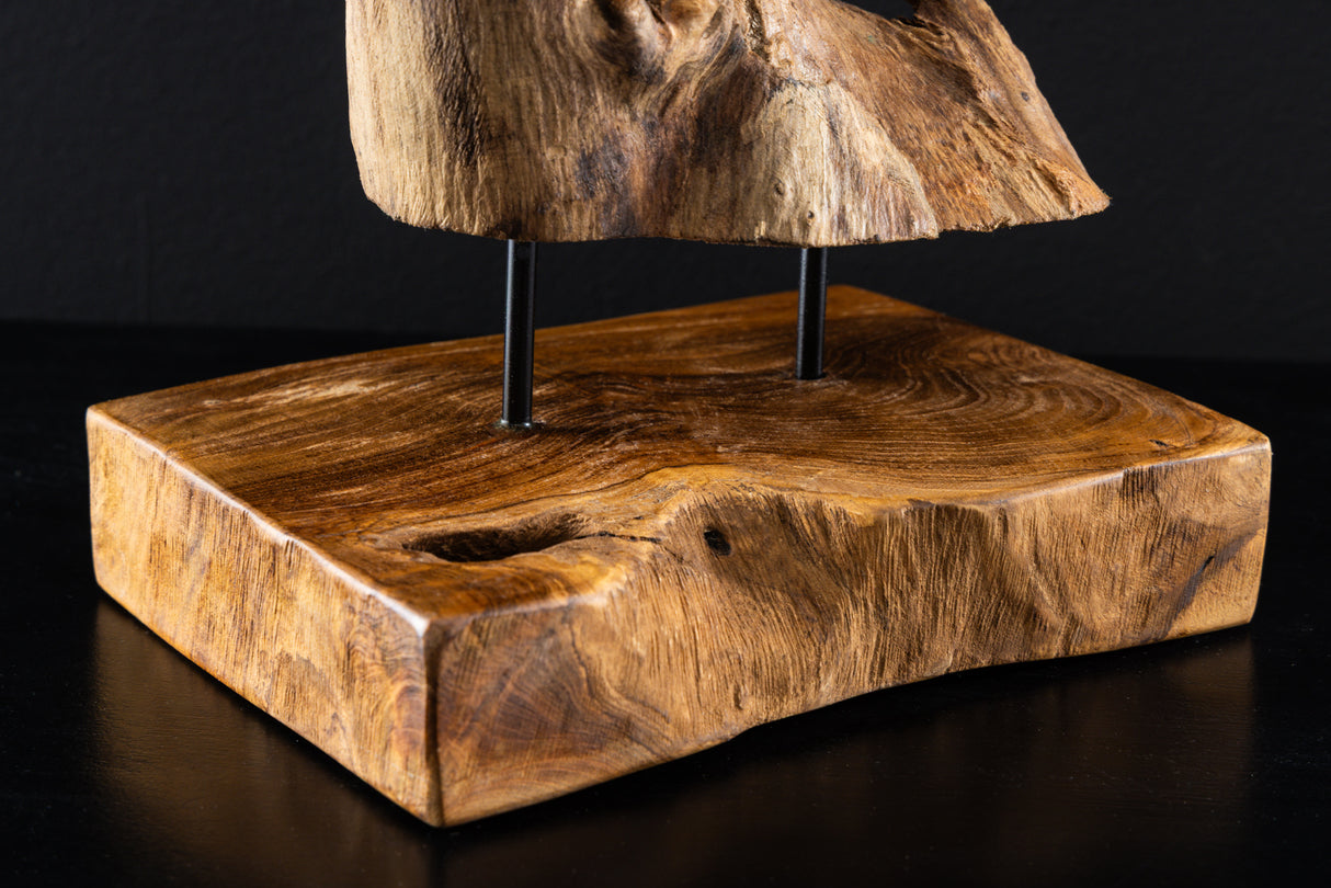 Ornament FLAMME 30-40cm Teakholz